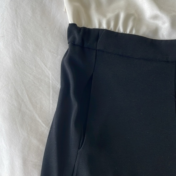 10 Crosby Derek Lam x Intermix Silk Jumpsuit with Open Back, Size 0 - Picture 7 of 7